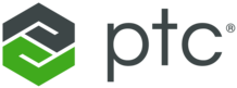 Logo der Firma PTC, Partner auf dem automotiveIT Kongress